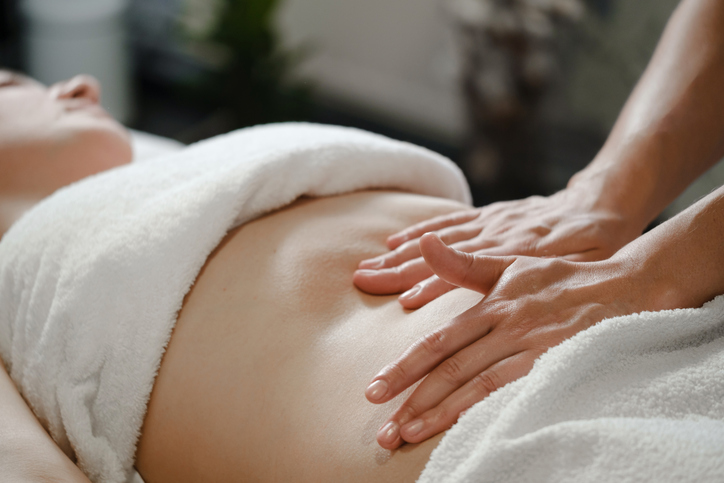 Bauchreflexzonenmassage